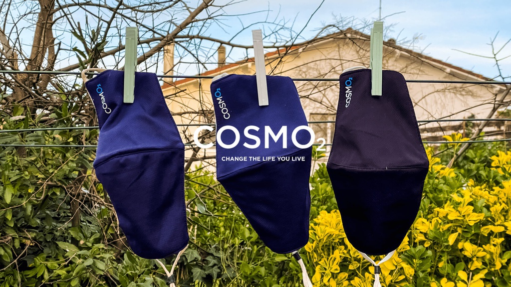 COSMO2+ Genanvendelige &amp; Miljøvenlige Ansigtsmasker - Hvid