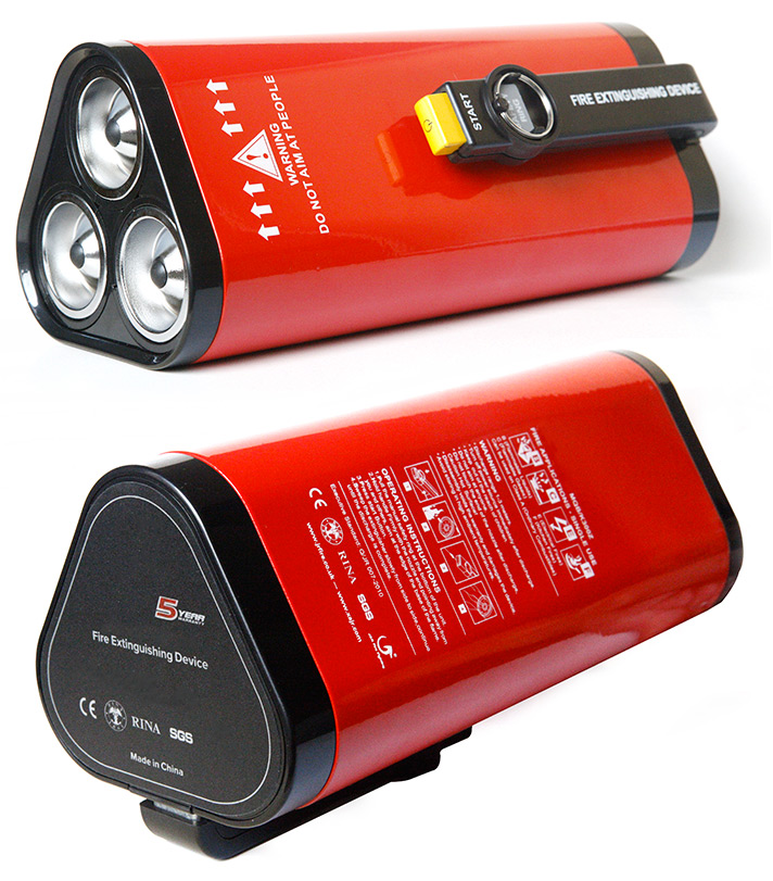 Powerful compact fire extinguisher, JE150