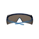 3M™ SecureFit™ 3700 Overbrille, blå brillestang, anti-ridse+ (K), klar linse, SF3701ASP-BLU-EU