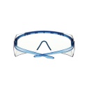 3M™ SecureFit™ 3700 Overbrille, blå brillestang, anti-ridse+ (K), klar linse, SF3701ASP-BLU-EU