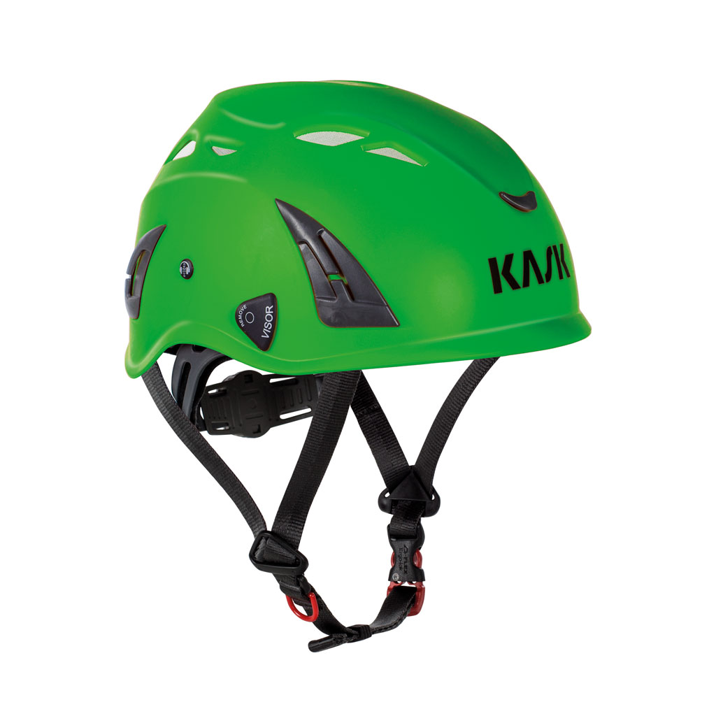 KASK sikkerhedshjelm, grøn Plasma, str. 51-63 cm med 4-punkt hagerem.