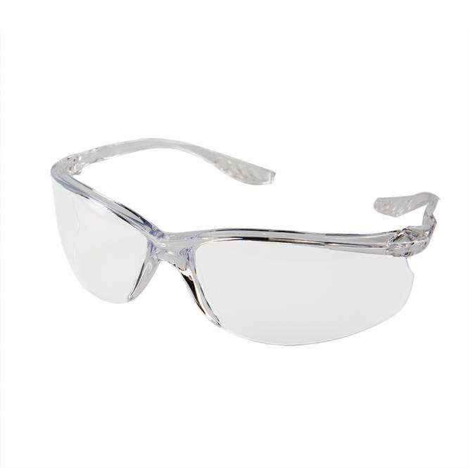 Crystal, klar letvægts sikkerhedsbrille optisk klasse 1. Vægt 28 gram polycarbonat linse